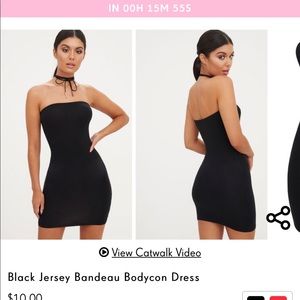 Pretty little thing body con🖤